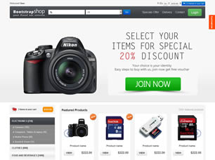 Bootstrap Shop