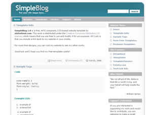 SimpleBlog 1.0