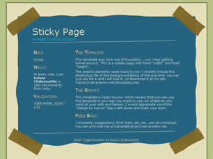 Sticky Page