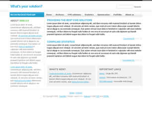 What&rsquo;s Your Solution