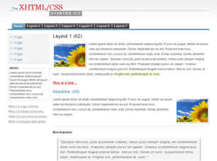 XHTML CSS Starter Kit